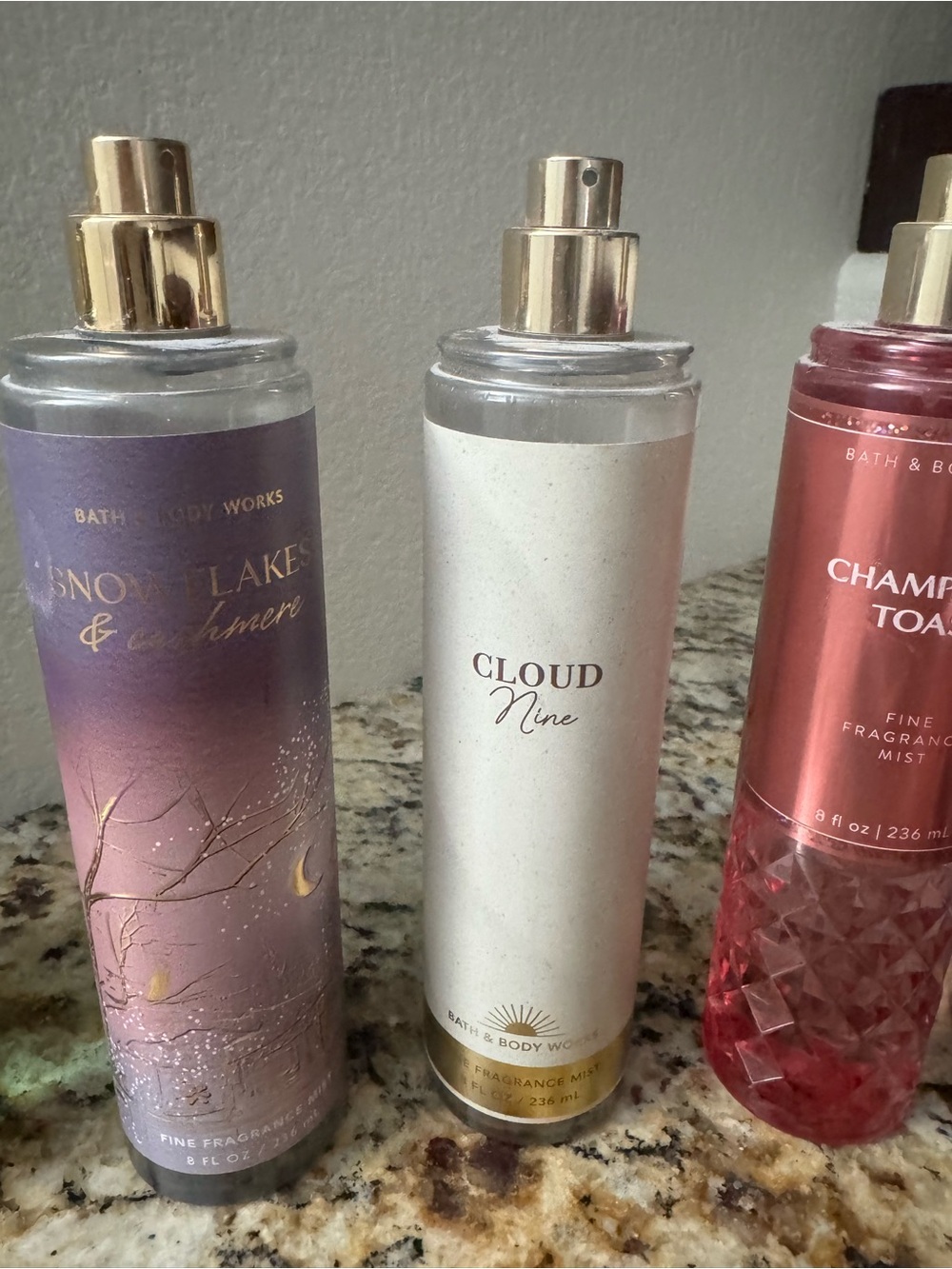 Lot of Bath and Body Works Sprays CK mini parfume and lotion